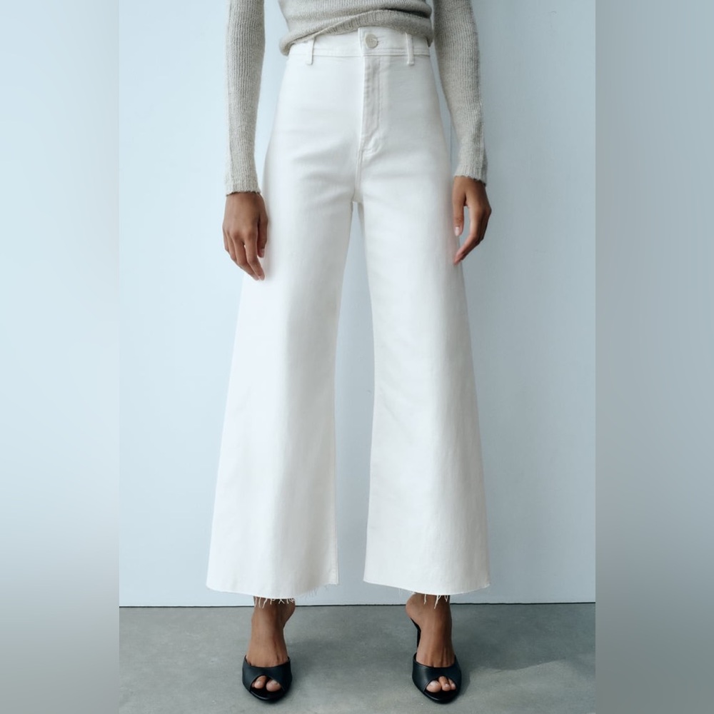 High-Waisted ZW Marine Straight Jeans